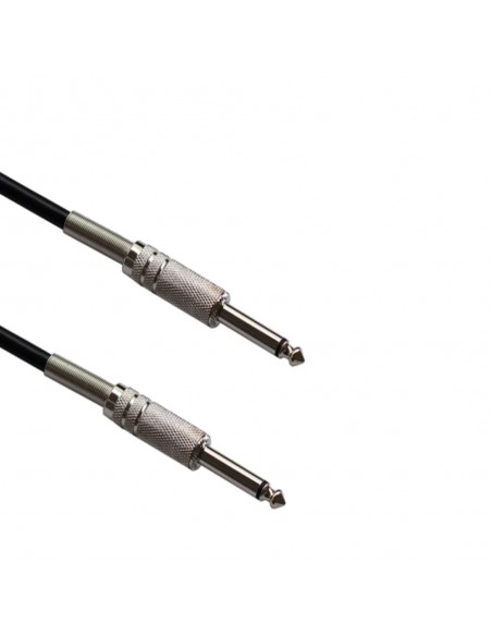 Cable Conectores Jack Mono Macho A Macho  6,35 mm