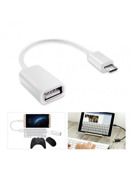 Cable OTG de Micro USB A USB 2.0