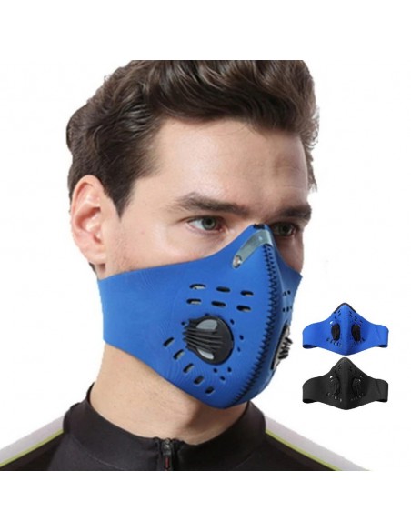 Mascara de Ciclismo con Filtro Respirador