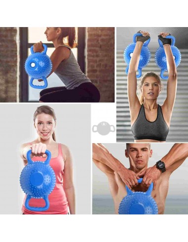 Mancuernas llenas de agua, pesas regulables con riego, pesas de mano,  entrenamiento físico, equipo de fuerza muscular para mujeres al azar